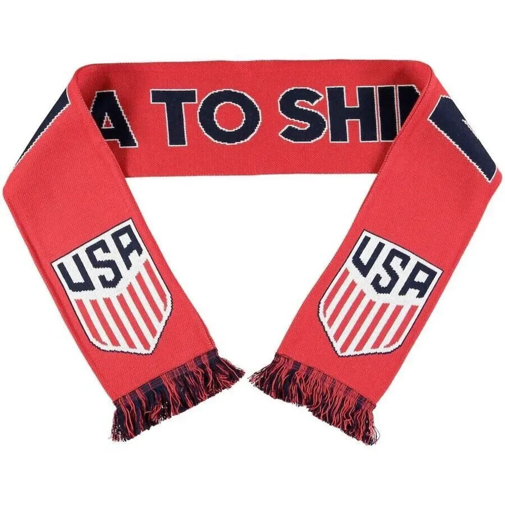 NWT Ruffneck USA Soccer Football Patriotic Scarf World Cup FIFA